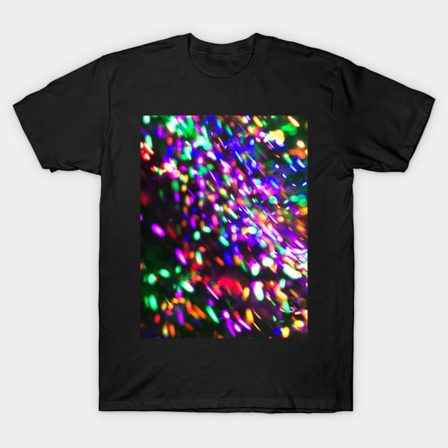 Color Lights In Motion no. 1 T-Shirt by Neil Feigeles